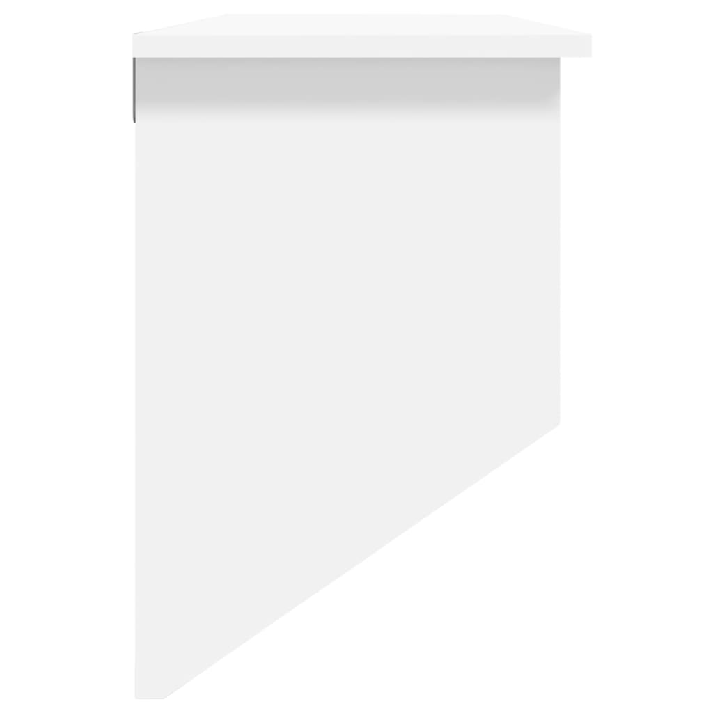 Veggmontert klesstativ laget av tre og naturlig rottinghvit - number 6.