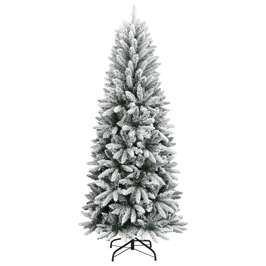 Sapin de noël artificiel avec neige pvc et pe - 180 cm, 1, sans joints - number 2.