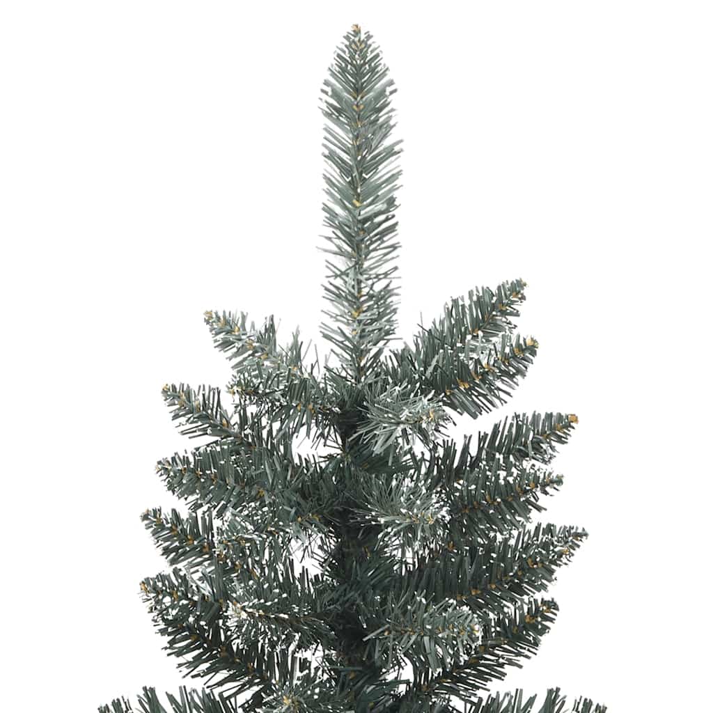 Artificial narrow christmas tree with christmas tree foot pvc green - 180 cm, 1, without joints - number 4.