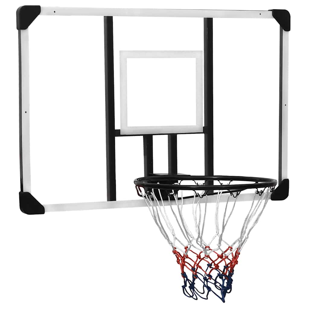 Basketballkurv med plade polycarbonat transparent - 106 x 69 x 3 cm - number 1.