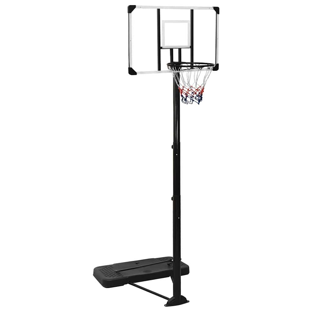 Basketballstativ med plade 256-361 cm polycarbonat transparent - number 1.