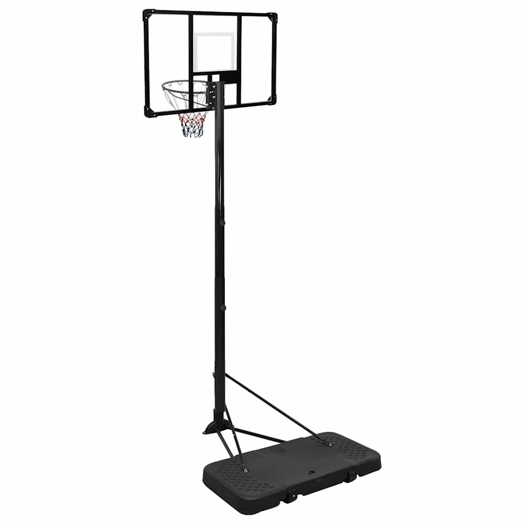 Basketbalstandaard met plaat 256-361 cm polycarbonaat transparant - number 4.