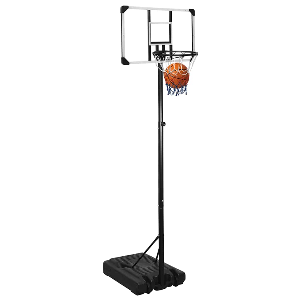 Basketballstativ med plade 235-305 cm polycarbonat transparent - number 2.