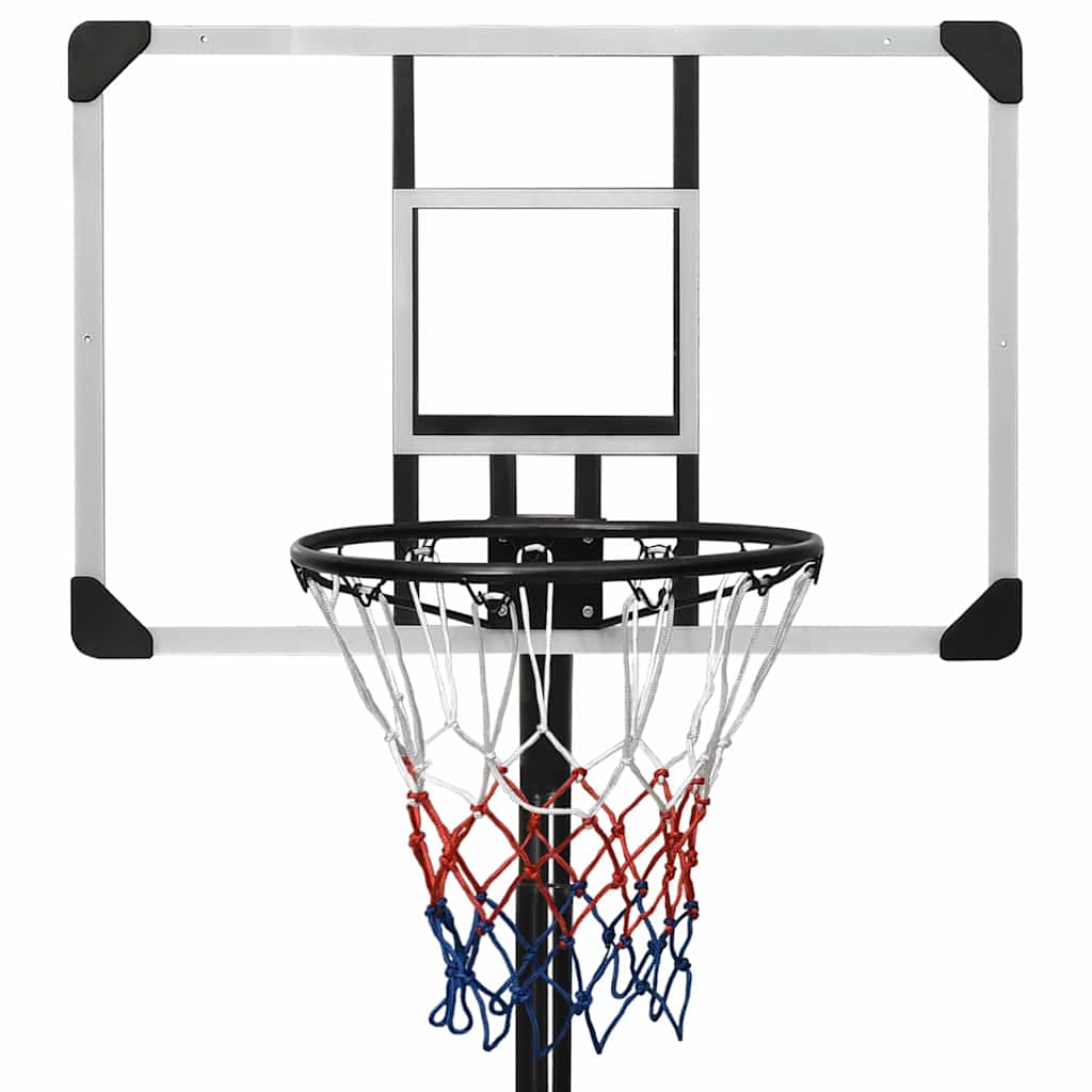 Basketballstativ med plade 235-305 cm polycarbonat transparent - number 6.