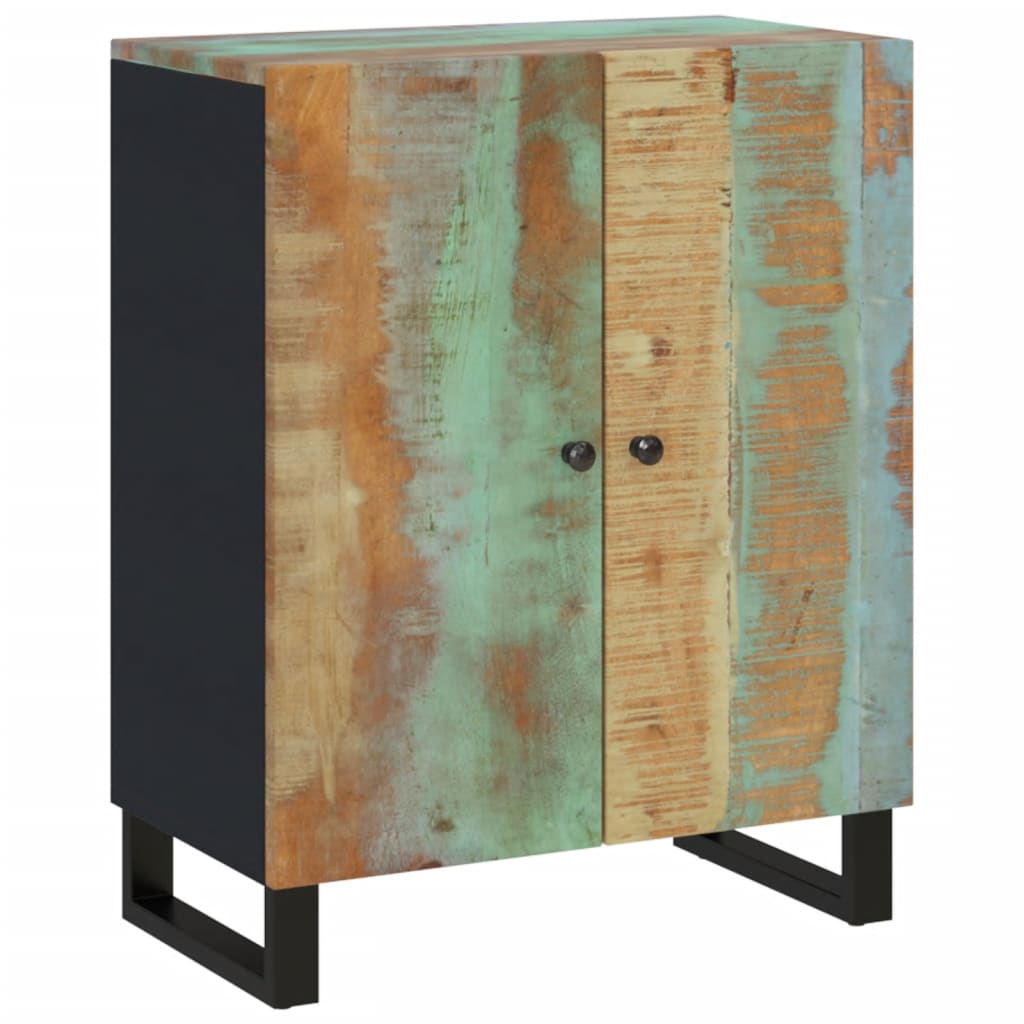 Skjenk 60x33x75 cm massivt resirkulert tre - 1, massivt resirkulert tre - number 12.