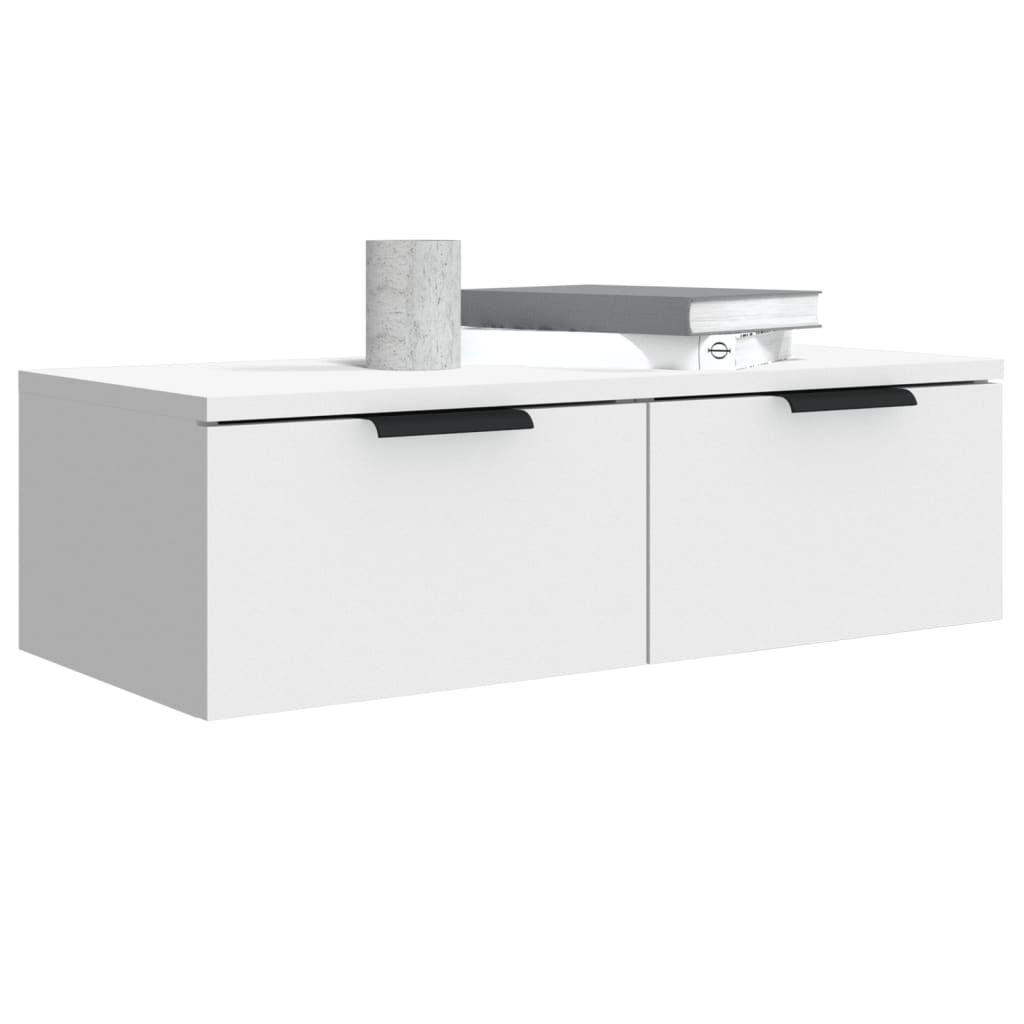 Overskap stk. 68x30x20 cm konstruert tre - hvit, 2, 1 - number 4.