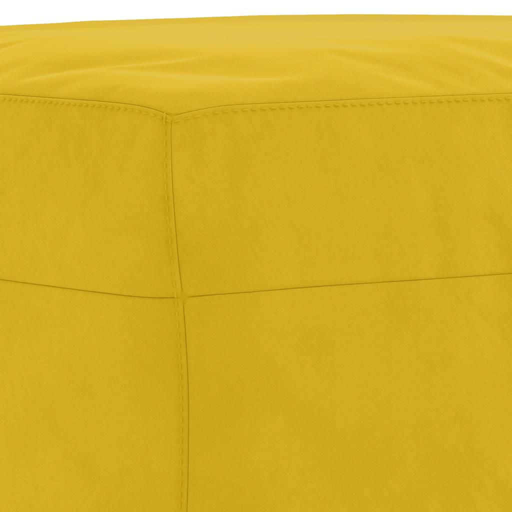 Banco velluto - giallo, 100 x 35 x 41 cm - number 5.