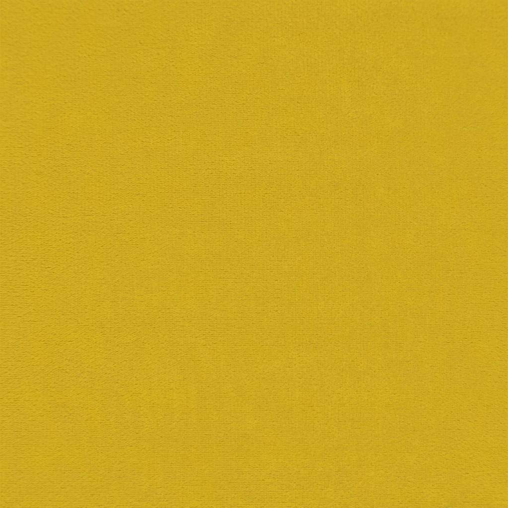 Banco velluto - giallo, 100 x 35 x 41 cm - number 6.