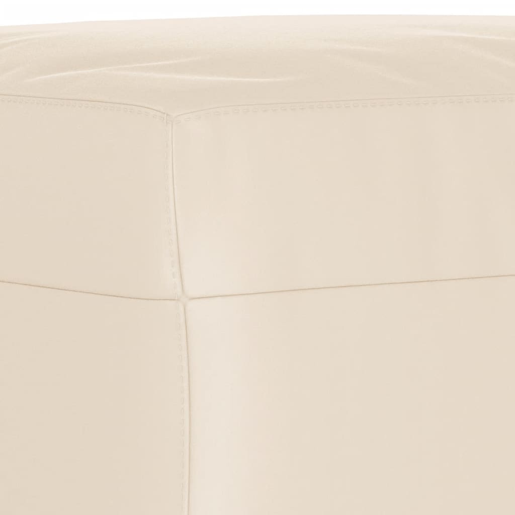 Fodskammel mikrofiberstof - beige, 60 x 50 x 41 cm, 1 - number 5.