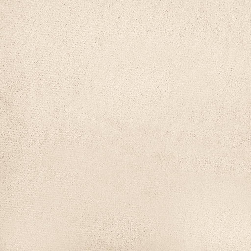 Fodskammel mikrofiberstof - beige, 60 x 50 x 41 cm, 1 - number 6.