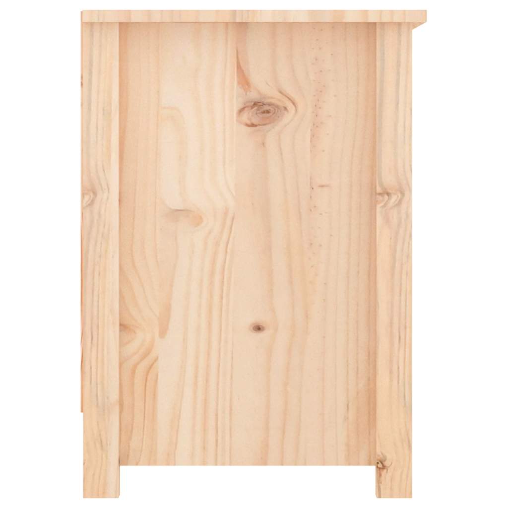 Tv-bord 103x36,5x52 cm massivt fyrretræ - naturfarvet, 1 - number 5.