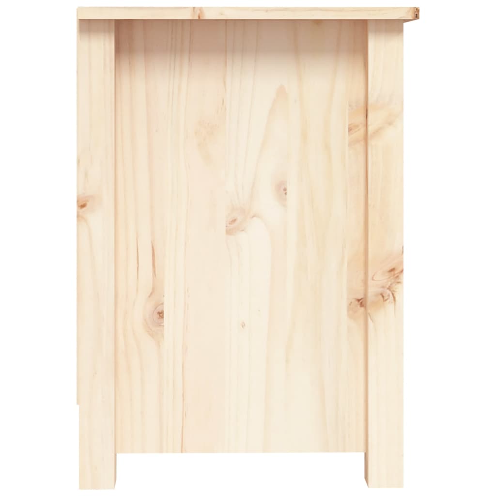 Tv-bord 103x36,5x52 cm massivt fyrretræ - naturfarvet, 1 - number 5.