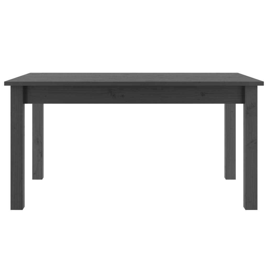 Sofabord massivt fyrretræ - grå, 80 x 50 x 40 cm, 1 - number 3.