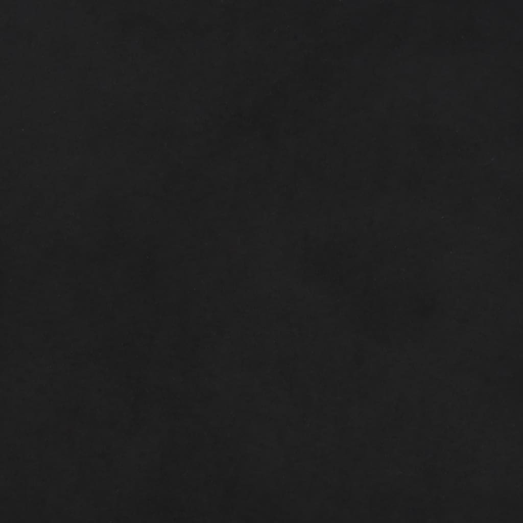 Pyntepuder 2 stk. 40x40 cm mikrofiberstof - sort, 1 - number 6.