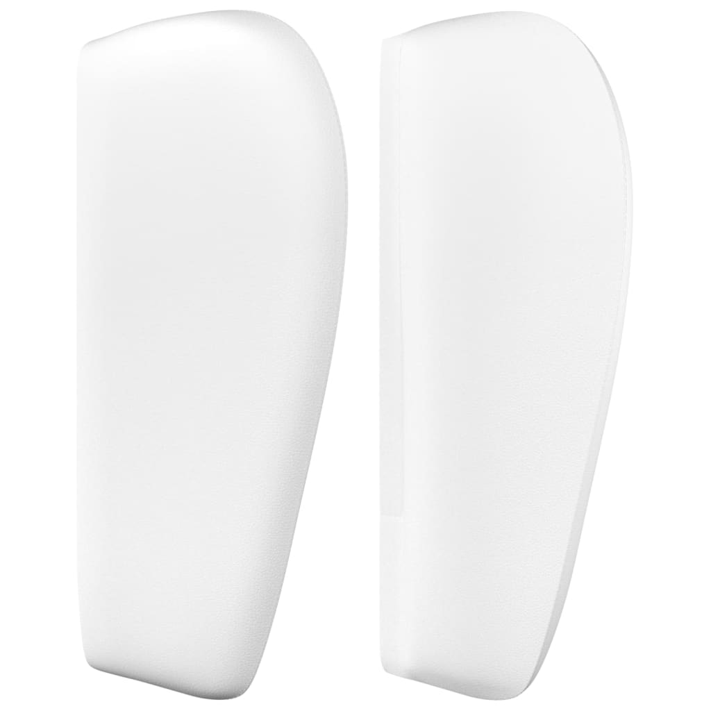 Sengegavl med kanter kunstlæder - hvid, 83 x 23 x 78/88 cm, 1 - number 4.