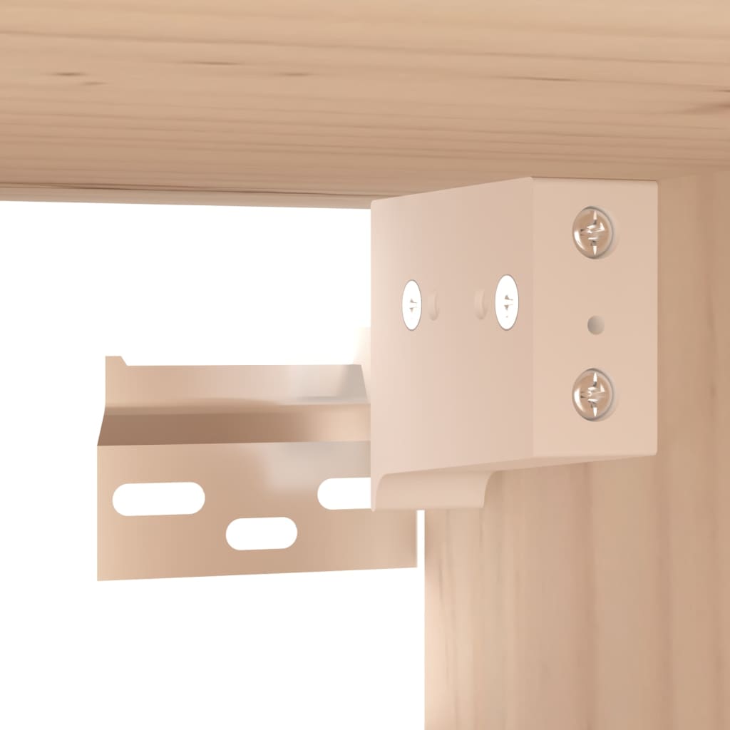 Overskap stk. 80x30x30 cm massiv furu - number 10.