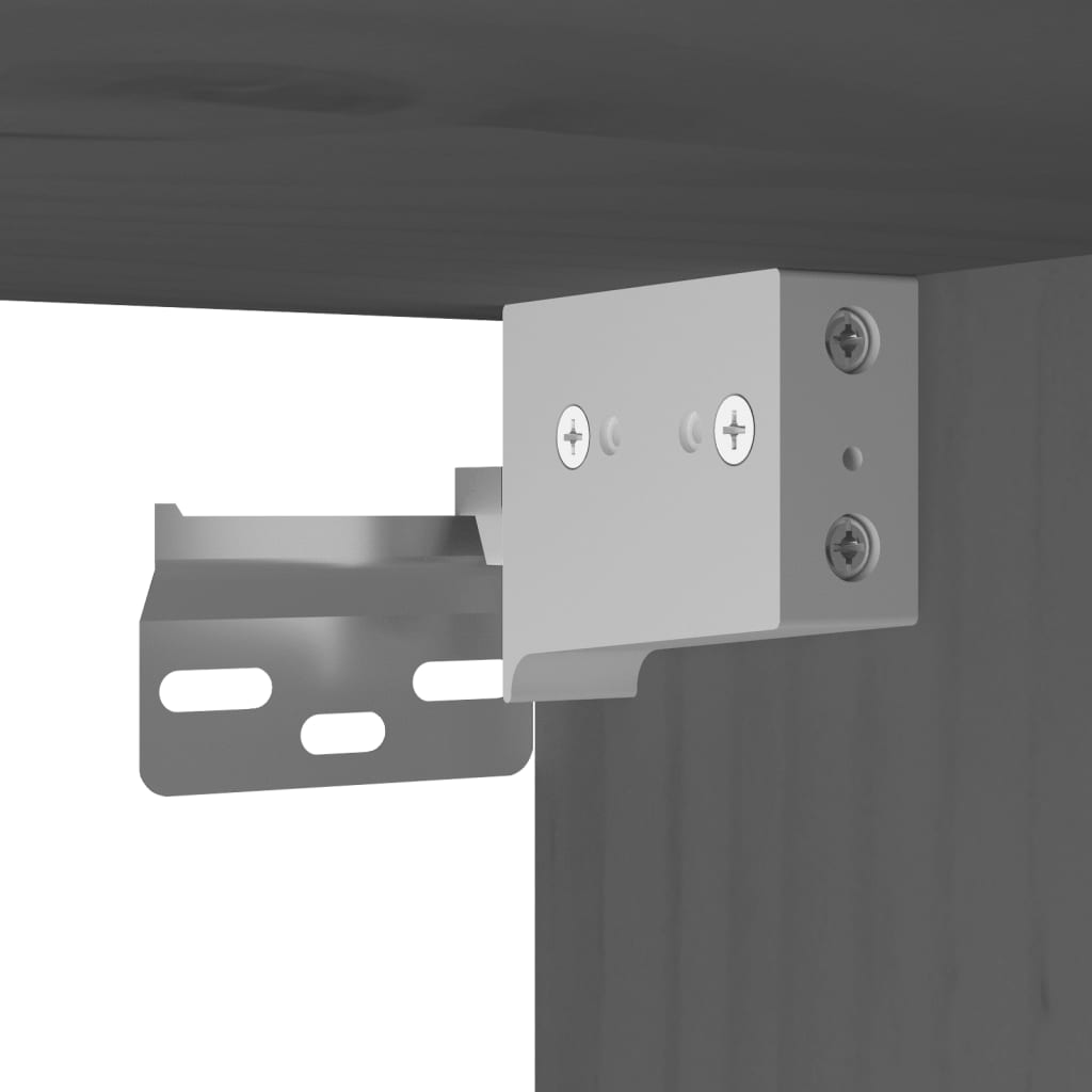 Wall cabinet 31.5x30x30 cm solid pine - gray, 1 - number 11.