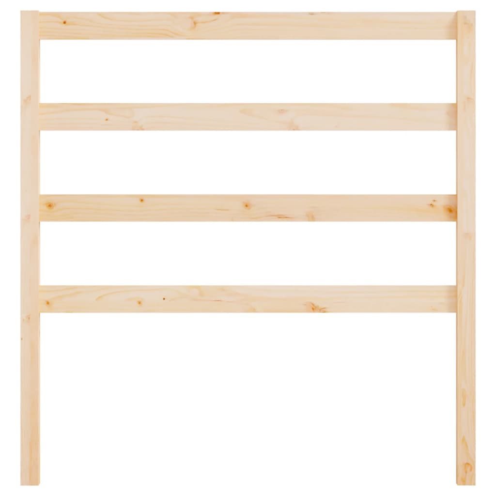 Sengegavl 95x4x100 cm massiv furu - naturlig farge, 95 x 100 cm, 1 - number 4.