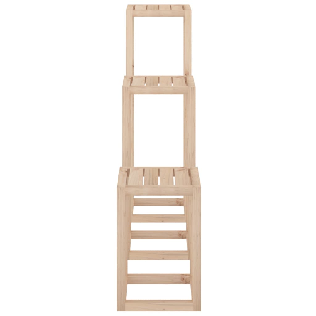 Plant stands pcs. solid pine - natural colored, 3 - number 10.