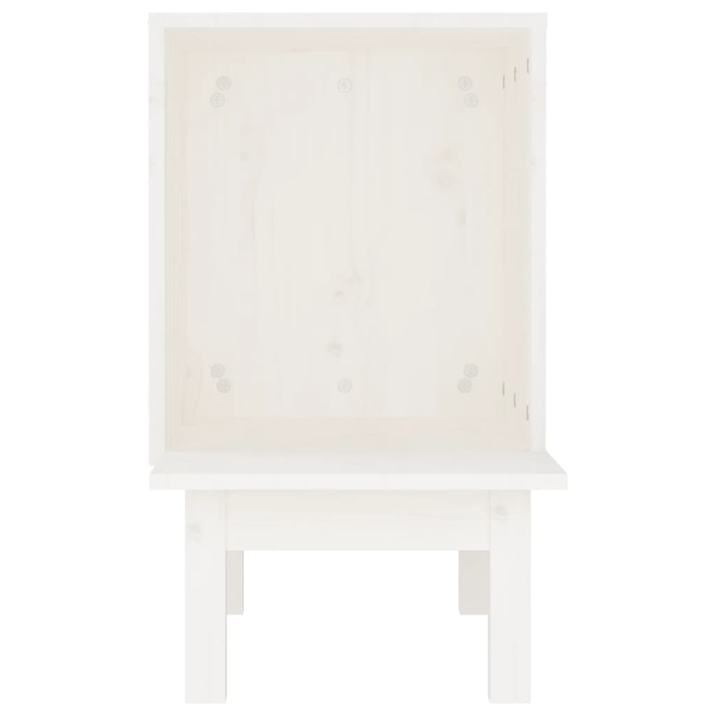 Maison pour chat 60x36x60 cm pin massif - blanc - number 4.