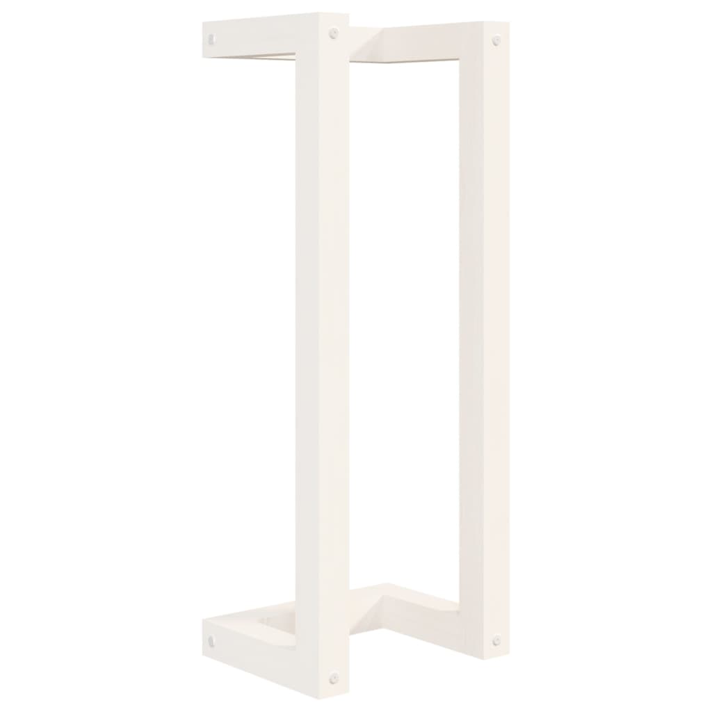 Towel holder solid pine trees - white, 23 x 18 x 60 cm - number 2.