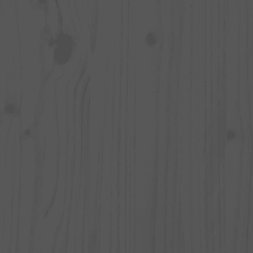 Sengeborde stk. 40x34x55 cm massivt fyrretræ - grå, 2 - number 9.