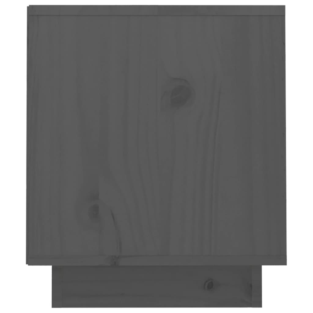 Stolik rtv 70x34x40 cm sosna lita - szary, 1 - number 8.