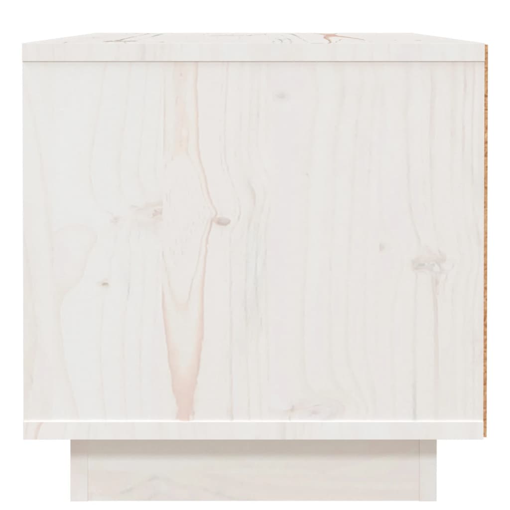 Table de chevet 40x34x35 cm pin massif - blanc, 1 - number 6.