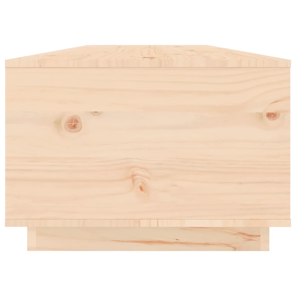 Sofabord 100x50x35 cm massivt fyrretræ - naturfarvet, 1 - number 8.