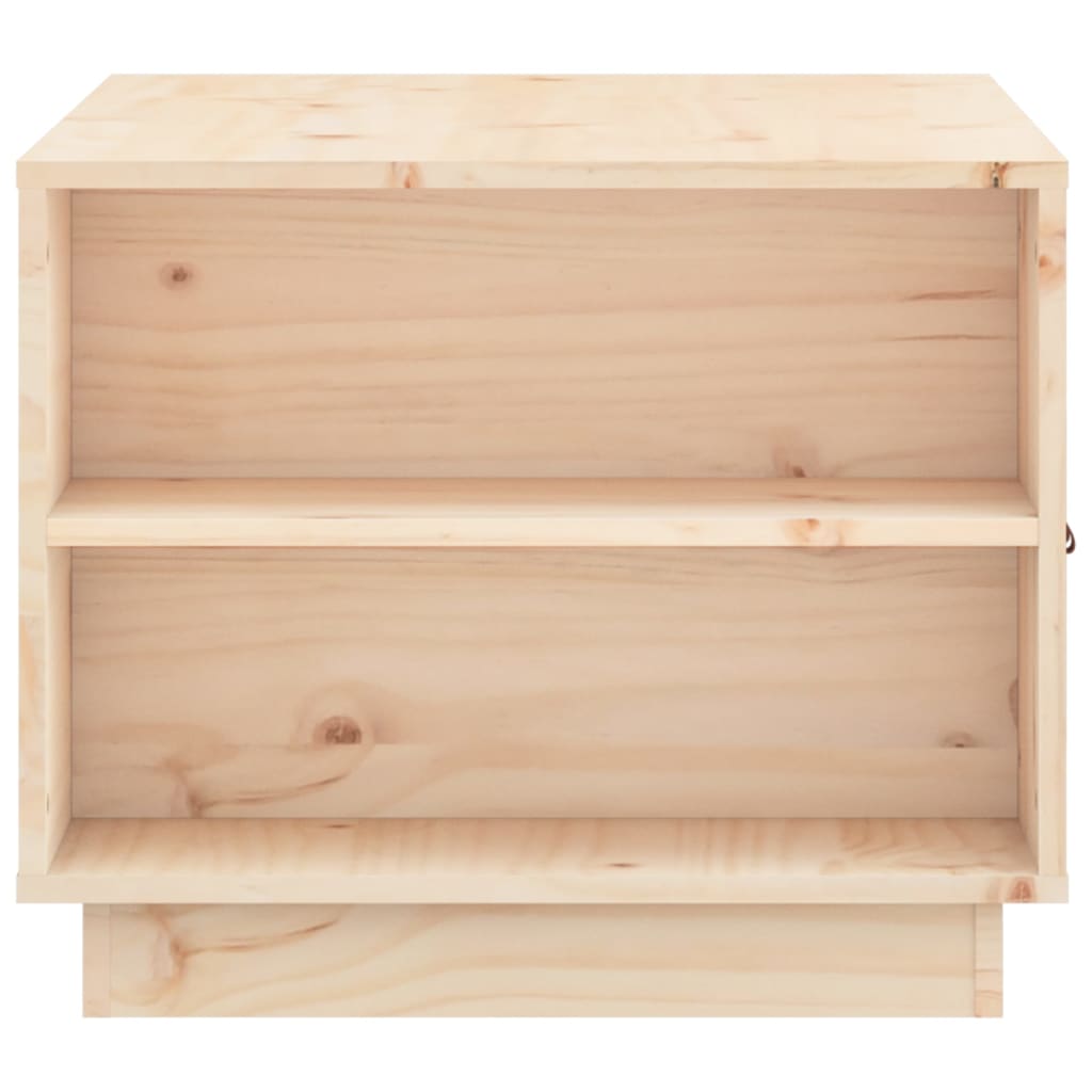 Sofabord 100x50x41 cm massivt fyrretræ - naturfarvet, 1 - number 8.