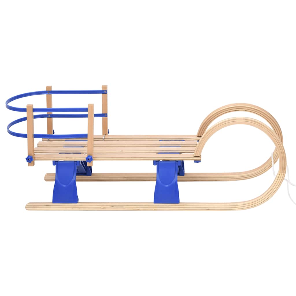 Foldbar kælk med ryglæn 110 cm krydsfiner - number 3.