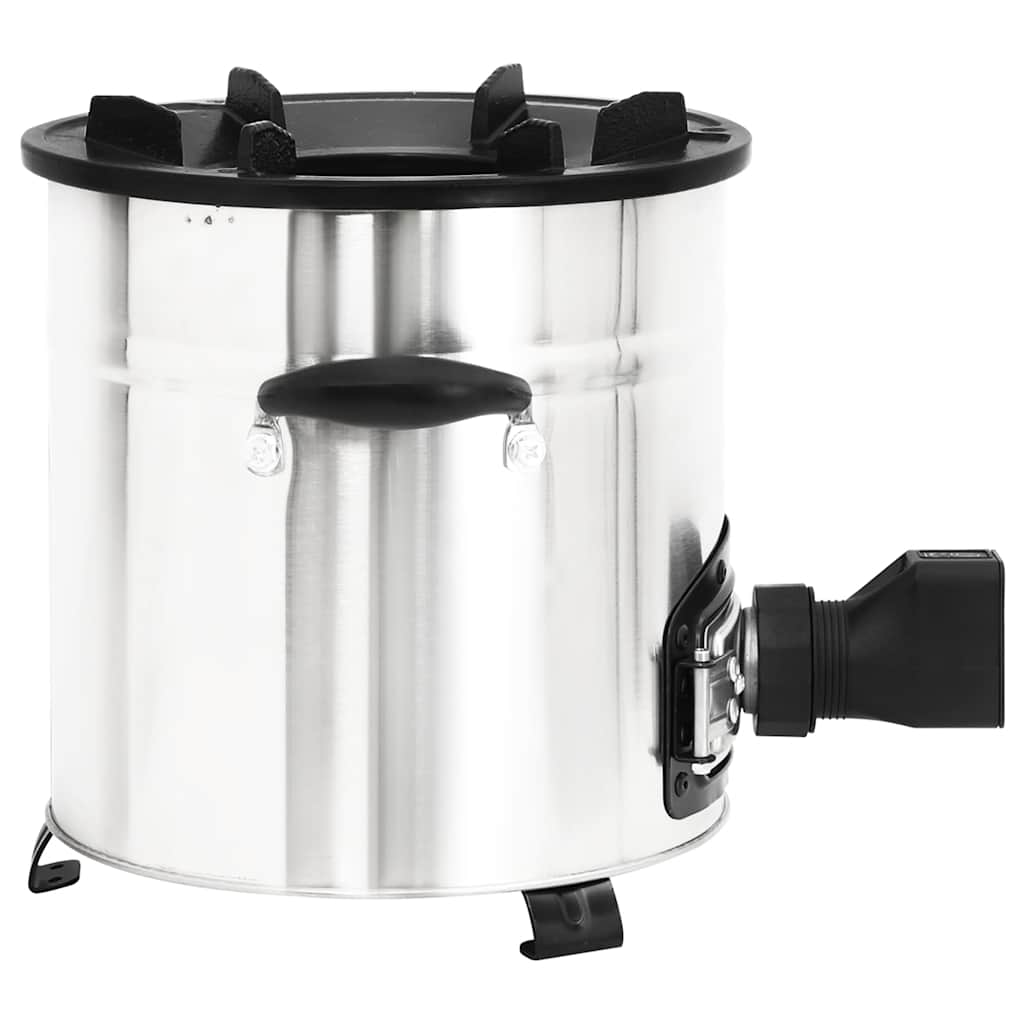 Grydekomfur m. usb-ventilator 35,5x26x28 cm rustfrit stål sølv - number 5.