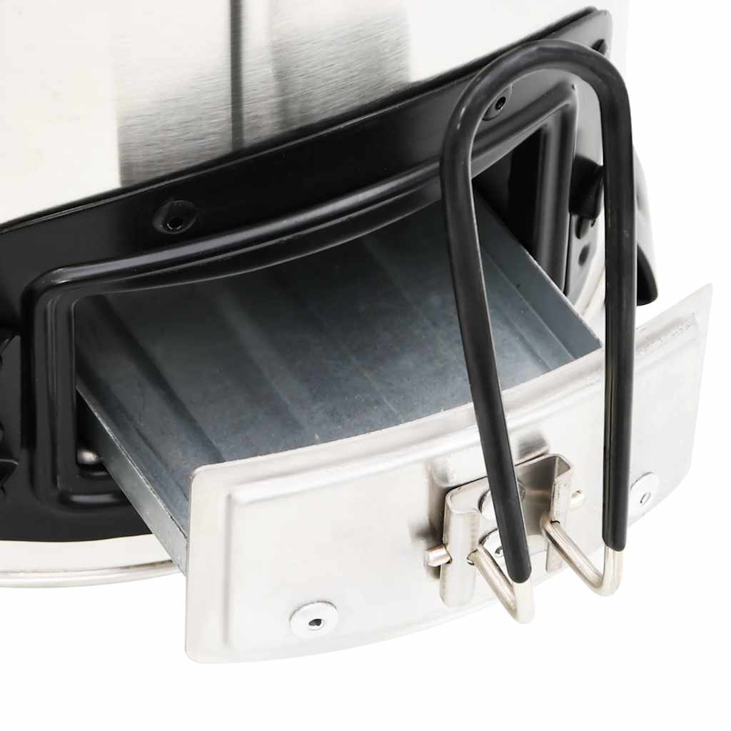 Grydekomfur m. usb-ventilator 35,5x26x28 cm rustfrit stål sølv - number 10.