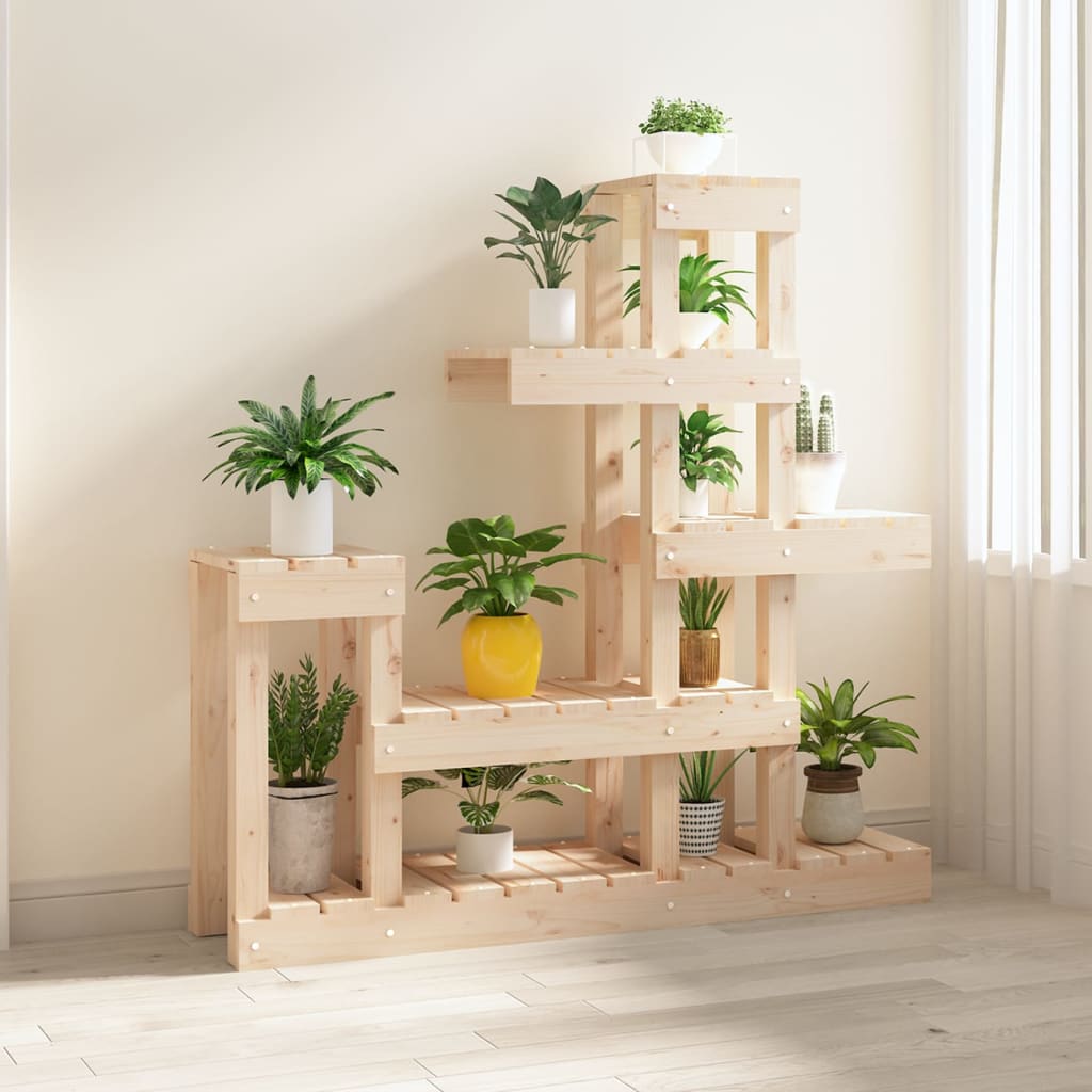Plant stand solid pine - natural colored, 92 x 25 x 97 cm, 1 - number 3.