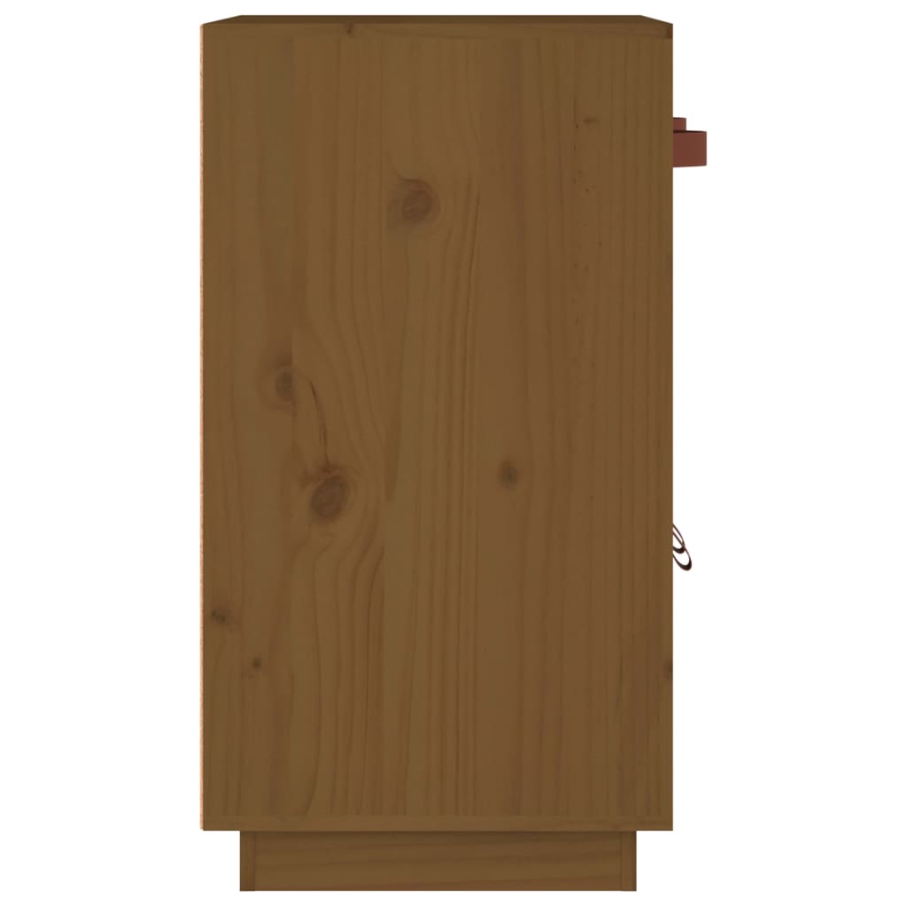Credenza 65,5x40x75 cm pino massello marrone dorato - color miele, 1 - number 5.