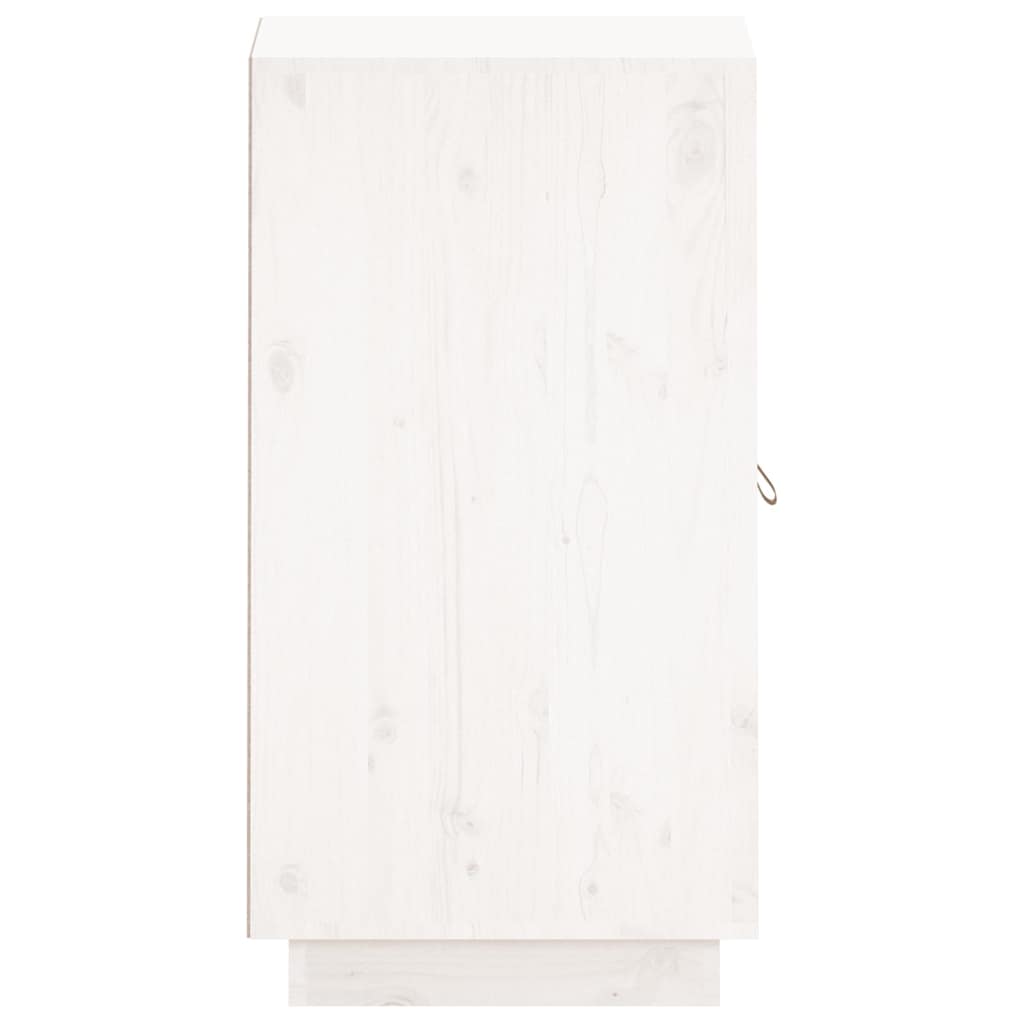 Sideboard 34x40x75 cm solid pine - white, 1 - number 5.