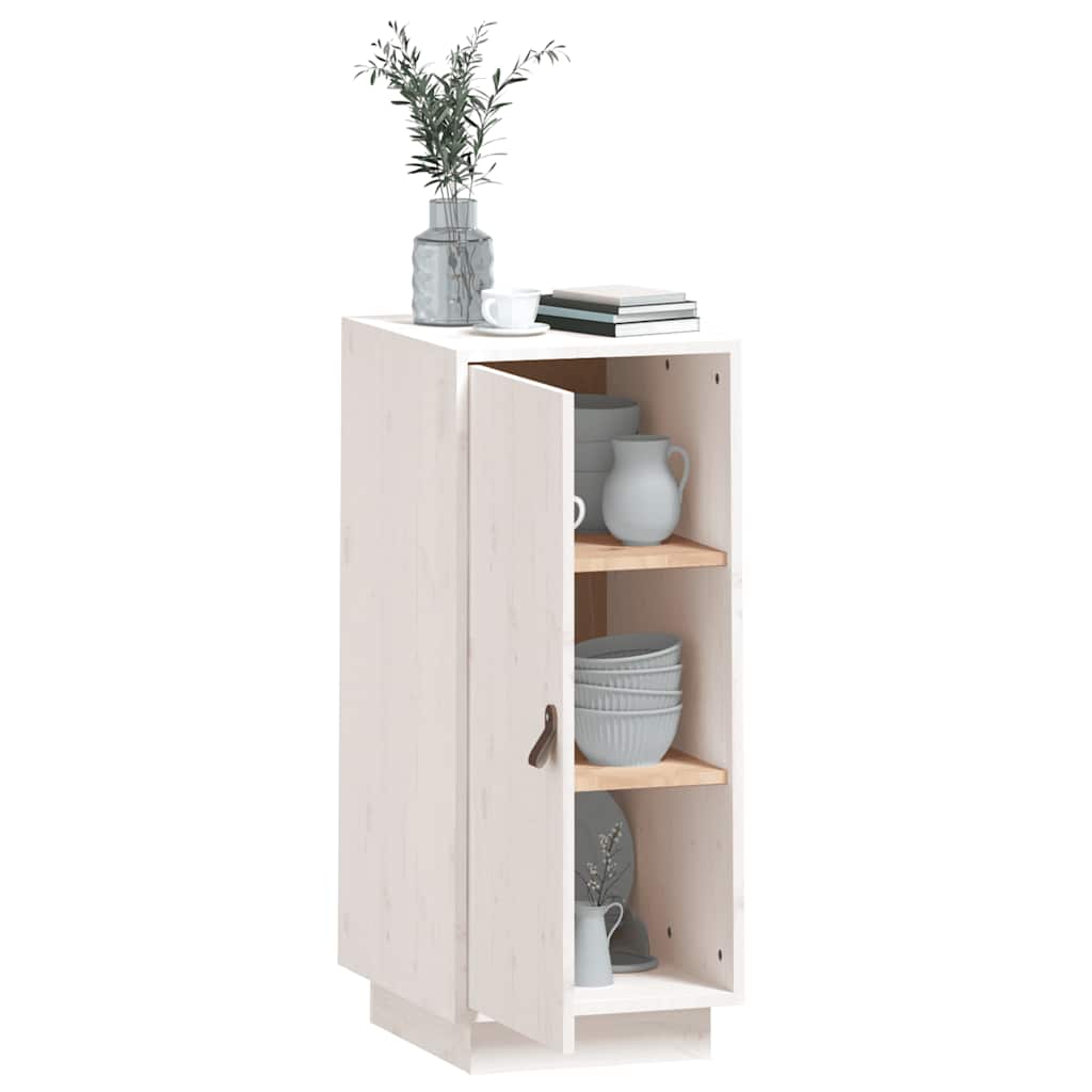 Sideboard 34x40x75 cm solid pine - white, 1 - number 9.