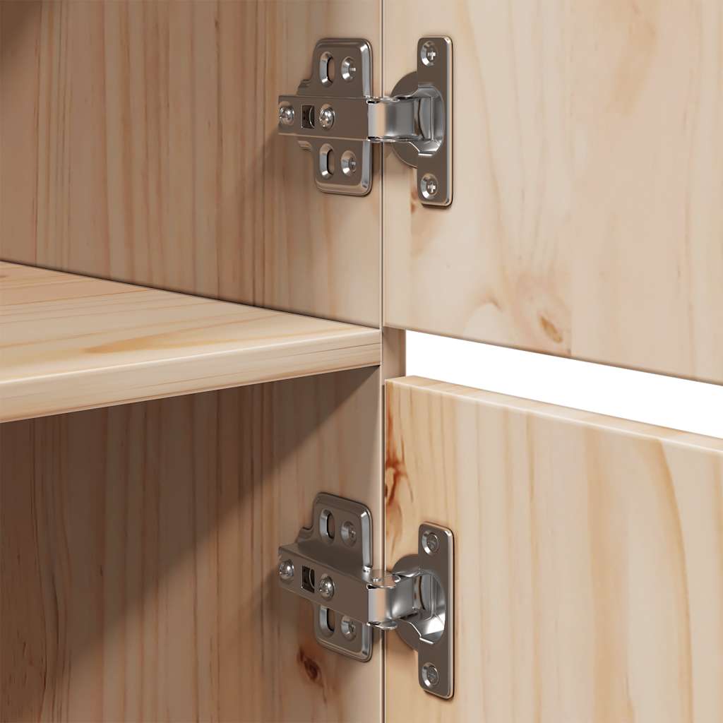 Højskab 34x40x108,5 cm massivt fyrretræ - naturfarvet, 1 - number 10.