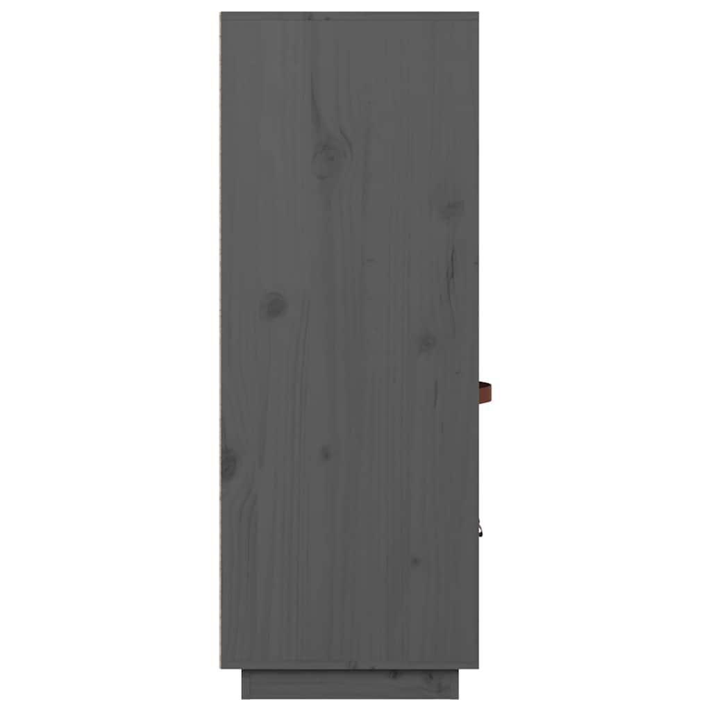 Tall cabinet 67x40x108.5 cm solid pine - grey, 1 - number 8.