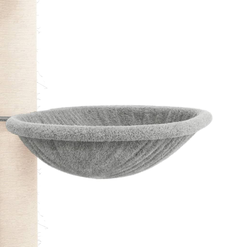 Arbre à chat du sol au plafond 258,5-284,5 cm - gris clair - number 8.