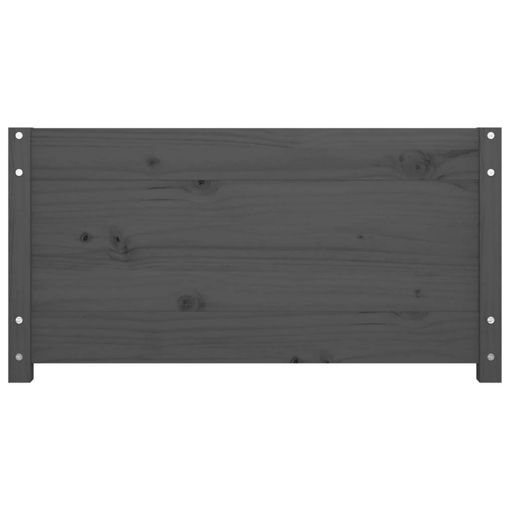 Daybed massivt fyrretræ - grå, 90 x 200 cm - number 9.