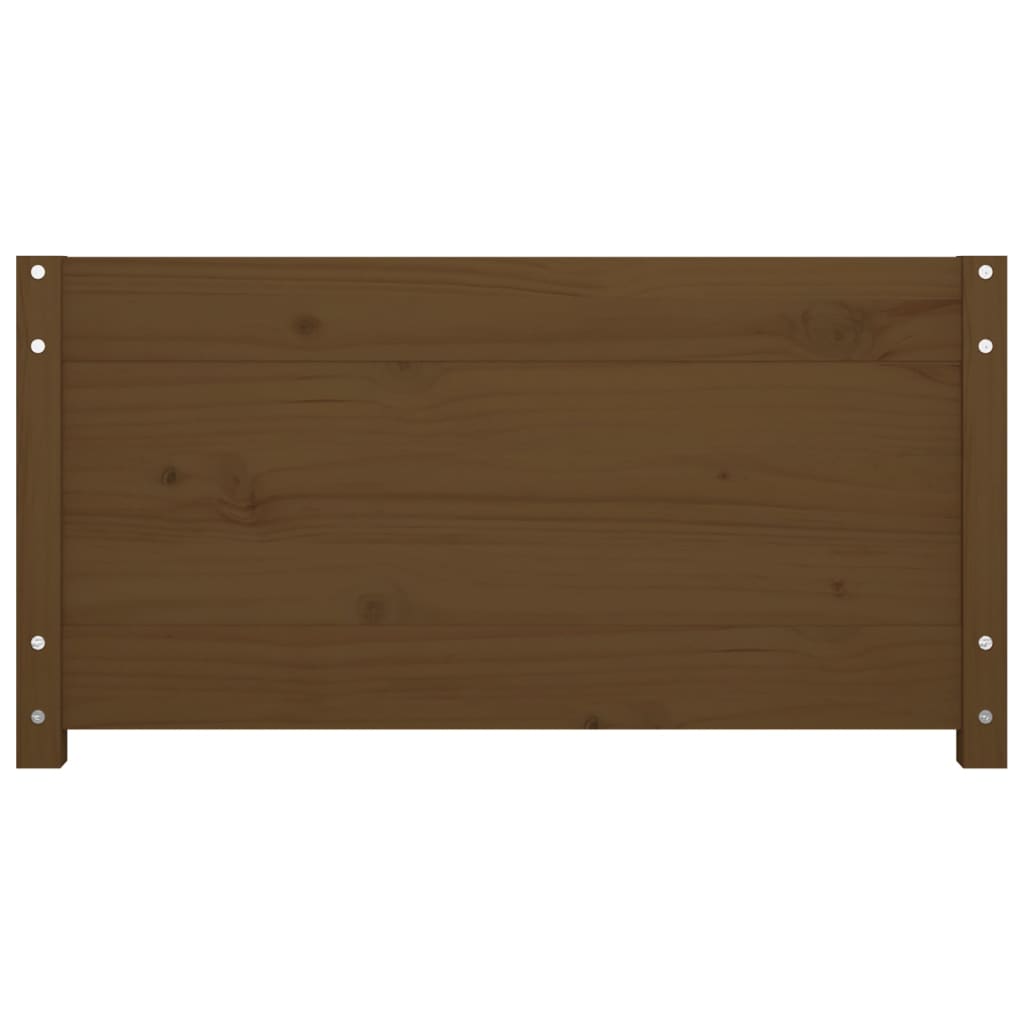Daybed 90x190 cm single massivt fyrretræ gyldenbrun - number 9.