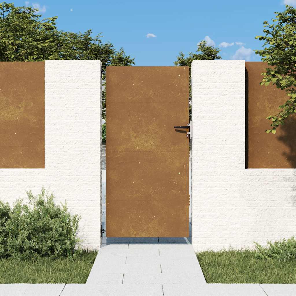 Havelåge 85x175 cm cortenstål - number 1.