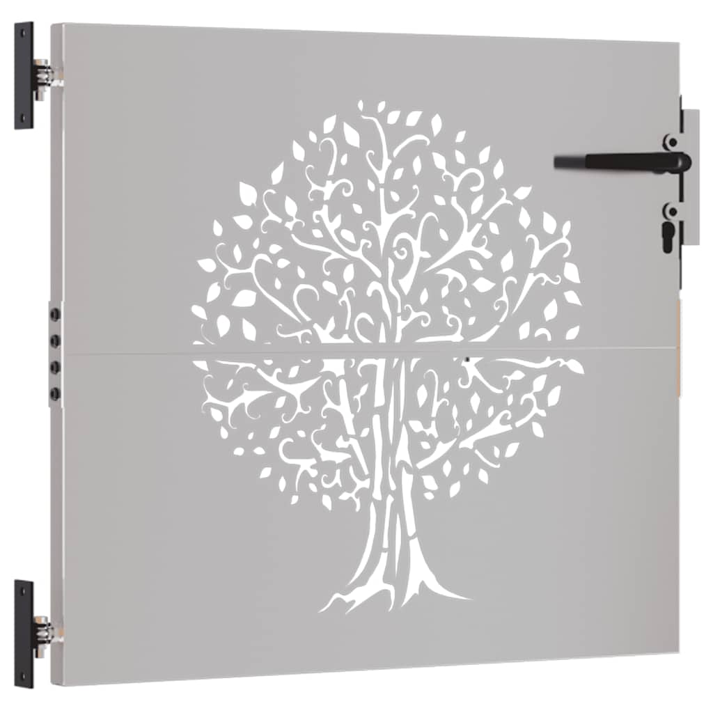 Havelåge cortenstål trædesign - 85 x 75 cm-1 - number 4.