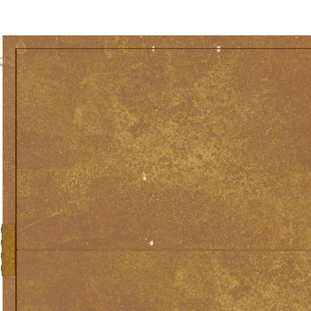 Trädgårdsgrind cortenstål - number 9.