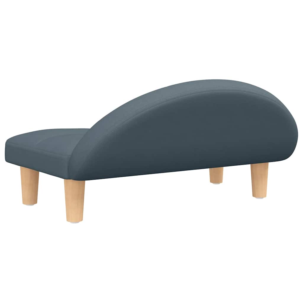 Lit de chien 70x52x30 cm - gris foncé, tissu - number 5.