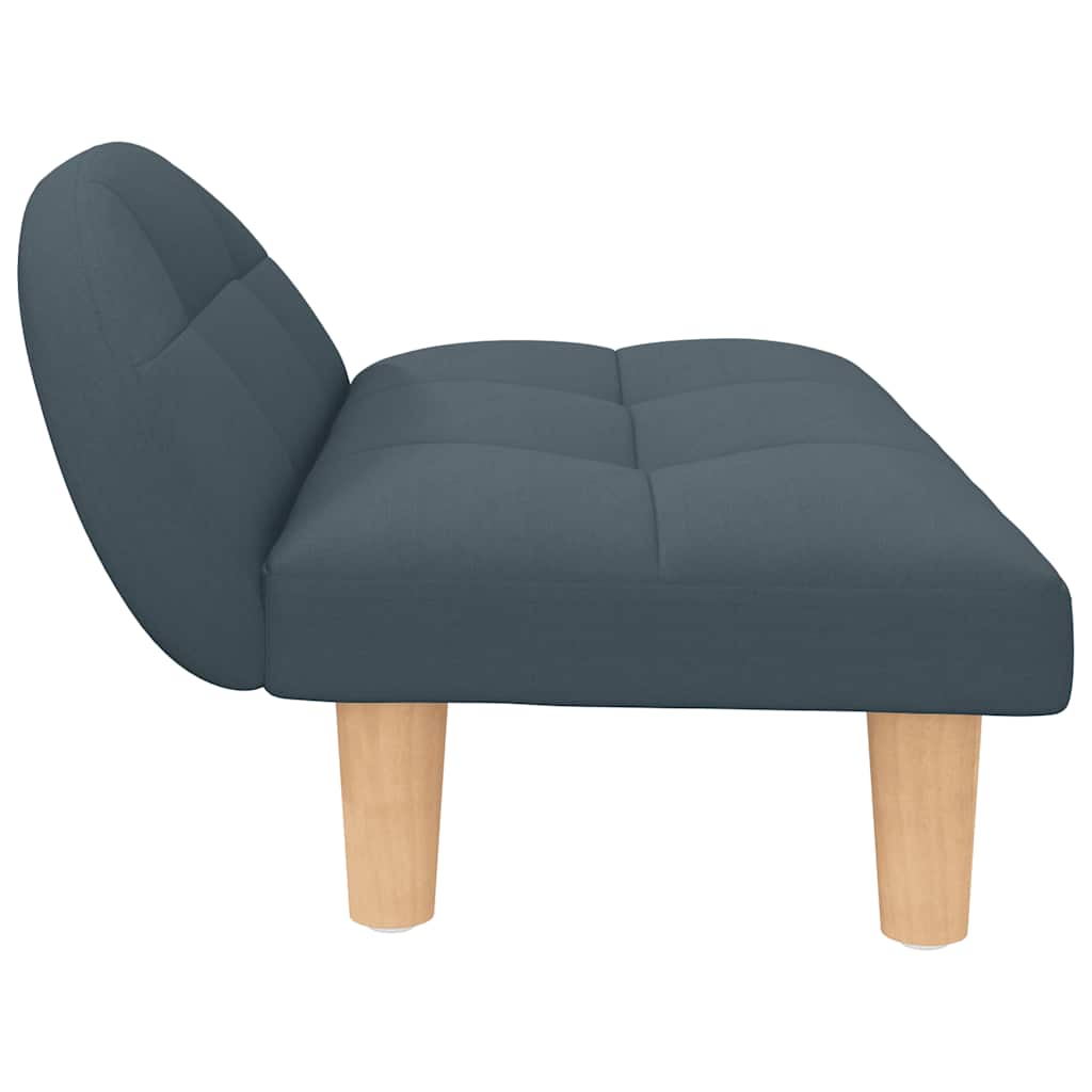 Lit de chien 70x52x30 cm - gris foncé, tissu - number 4.