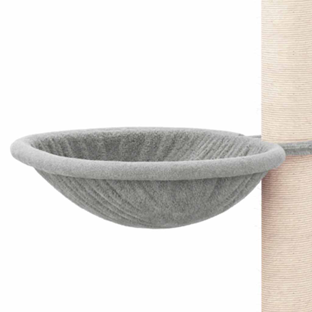 Arbre à chat avec poteaux en sisal 94,5 cm - gris clair - number 6.