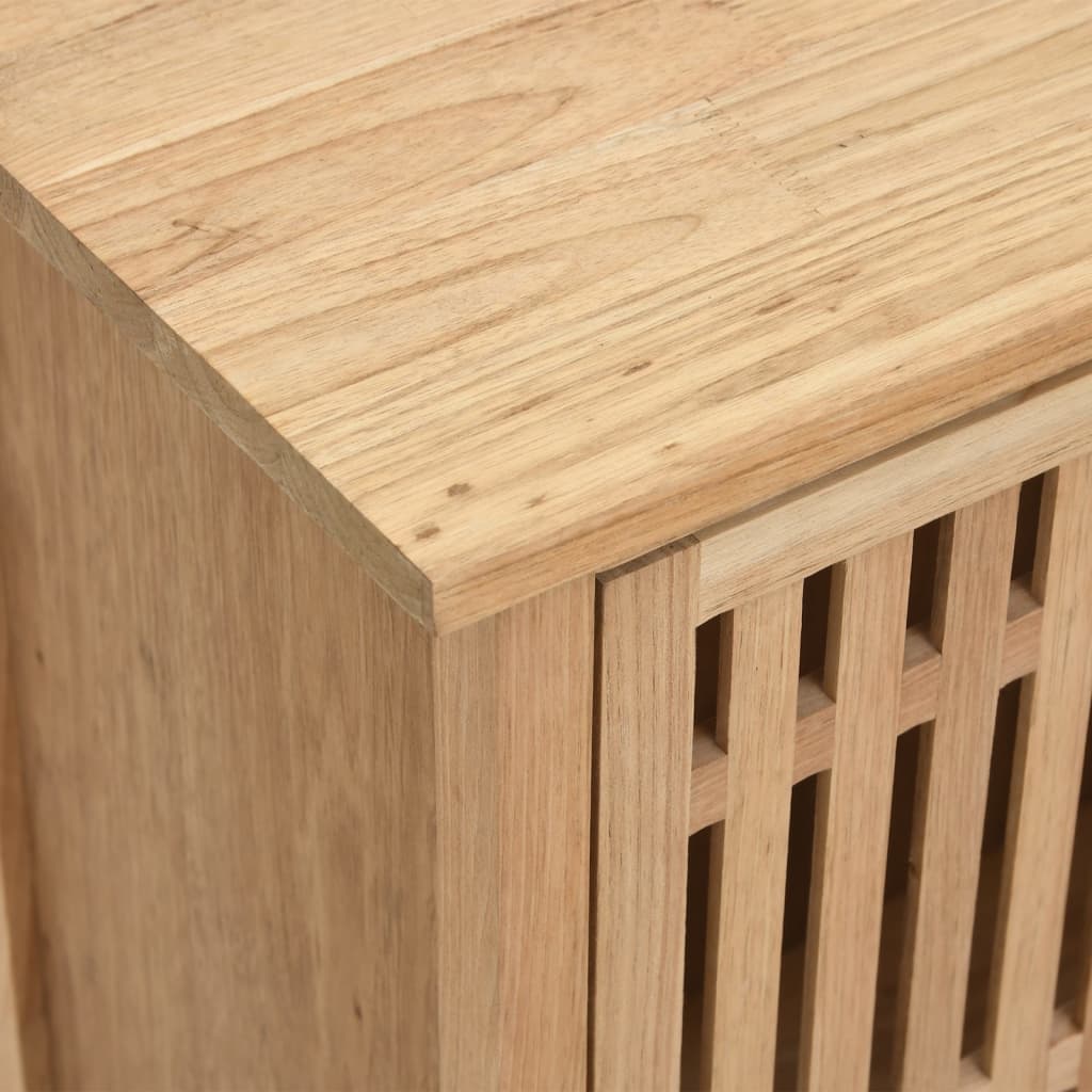 Vaskeskab til badeværelse 66x29x61,5 cm massivt valnøddetræ - number 6.