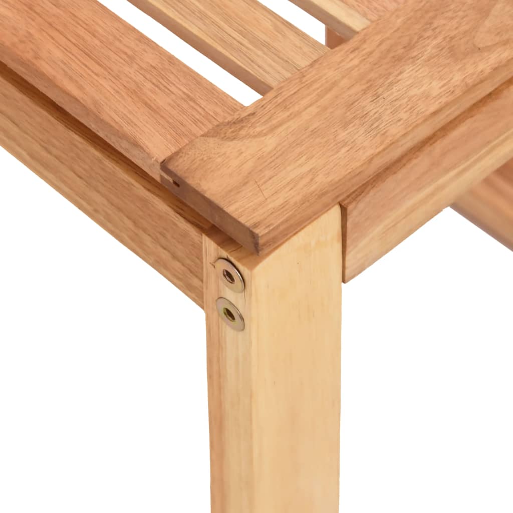 Badeværelsestaburet 40x30x46 cm massivt træ valnød - number 5.